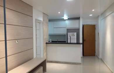 Imagem: O apartamento possui 1 Dormitório, 1 Banheiro, 1 Vaga na garagem