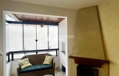 Imagem 13: Apartamento na Carvoeira. Imóvel mobiliado, Imóvel novo, Área de serviçoeLareira