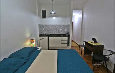 Imagem: O apartamento possui 1 Dormitório, 1 Banheiro, 30m² de Área