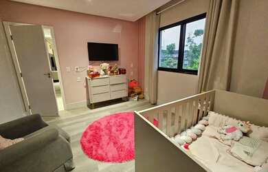 Imagem 16: Casa Mobiliada no Alphaville 4 com 4 suítes + Escritório Espaço gourmet com churrasqu e Pi