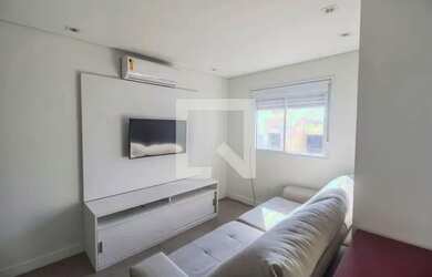 Imagem: O apartamento possui 1 Dormitório, 2 Banheiros, 1 Vaga na garagem