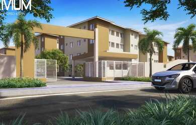 Imagem: O apartamento possui 2 Dormitórios, 1 Banheiro, 1 Vaga na garagem