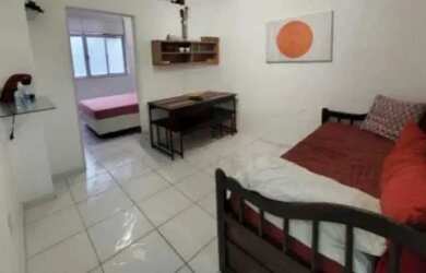 Imagem: A kitnet possui 1 Dormitório, 1 Banheiro, 35m² de Área e