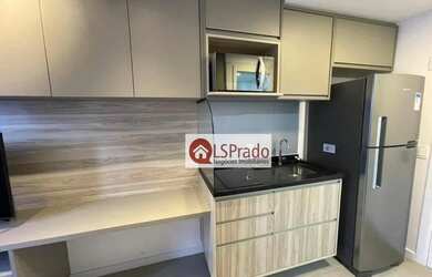 Imagem: O apartamento possui 1 Dormitório, 1 Banheiro, 26m² de Área