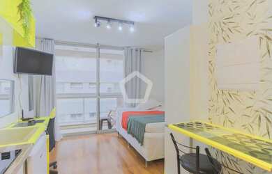 Imagem: O apartamento possui 1 Dormitório, 1 Banheiro, 21m² de Área