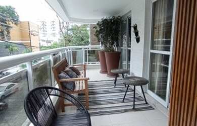 Imagem: O apartamento na cobertura possui 4 Dormitórios, 3 Banheiros