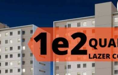 Imagem: O apartamento à venda possui 2 Dormitórios, 1 Banheiro e 33m²