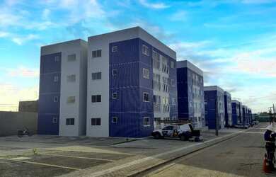 Imagem: O apartamento possui 2 Dormitórios, 1 Banheiro, 1 Vaga na garagem