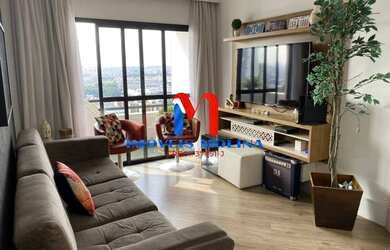 Imagem: O apartamento na cobertura possui 3 Dormitórios, 3 Banheiros