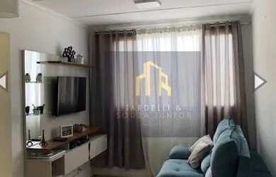 Imagem: O apartamento possui 2 Dormitórios, 1 Banheiro, 1 Vaga na garagem