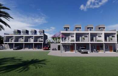 Imagem: A casa possui 2 Dormitórios, 1 Banheiro, 2 Vagas na garagem