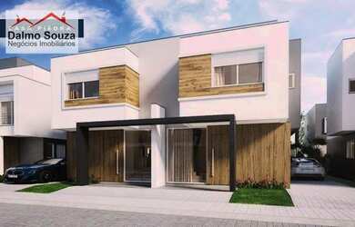 Imagem: A casa em condomínio possui 3 Dormitórios, 3 Banheiros, 2