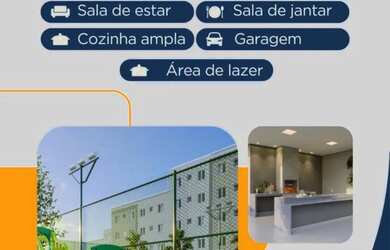 Imagem: O apartamento possui 2 Dormitórios, 1 Banheiro, 1 Vaga na garagem