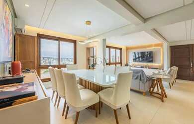 Imagem: O apartamento na cobertura possui 3 Dormitórios, 4 Banheiros