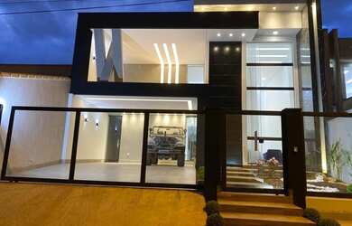 Imagem: A casa em condomínio possui 3 Dormitórios, 3 Banheiros, 4