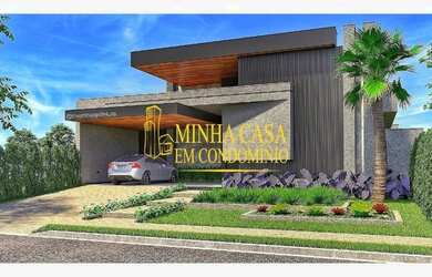 Imagem: A casa em condomínio possui 3 Dormitórios, 5 Banheiros, 4