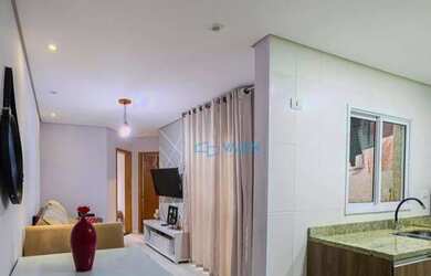 Imagem: O apartamento possui 2 Dormitórios, 1 Banheiro, 1 Vaga na garagem