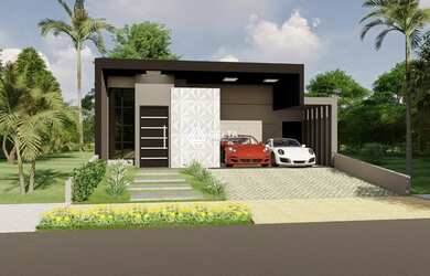 Imagem: A casa em condomínio possui 3 Dormitórios, 5 Banheiros, 4