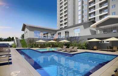 Imagem: O apartamento possui 2 Dormitórios, 1 Banheiro, 1 Vaga na garagem