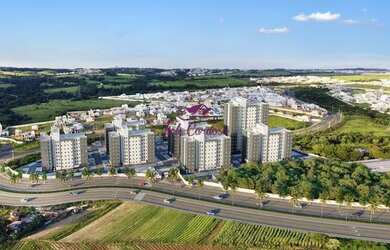 Imagem: O apartamento possui 2 Dormitórios, 1 Banheiro, 1 Vaga na garagem