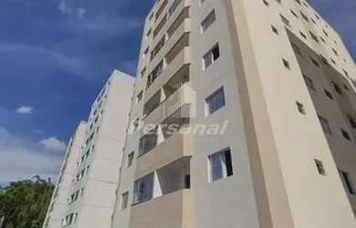 Imagem: O apartamento possui 2 Dormitórios, 1 Banheiro, 1 Vaga na garagem