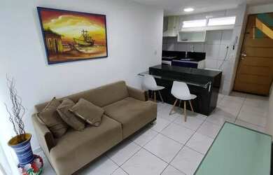 Imagem: O apartamento possui 1 Dormitório, 1 Banheiro, 1 Vaga na garagem