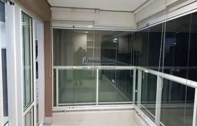 Imagem: O apartamento possui 1 Dormitório, 2 Banheiros, 1 Vaga na garagem