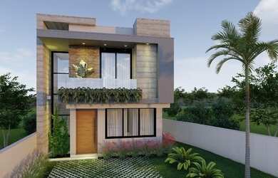 Imagem: A casa em condomínio possui 3 Dormitórios, 3 Banheiros, 133m²