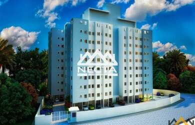 Imagem: O apartamento possui 2 Dormitórios, 1 Banheiro, 1 Vaga na garagem