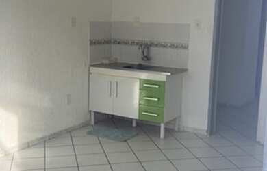 Imagem: O apartamento possui 1 Dormitório e 1 Banheiro e está localizado