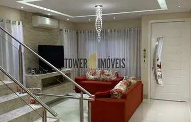 Imagem: A casa em condomínio possui 3 Dormitórios, 5 Banheiros, 4