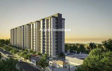 Imagem: O apartamento possui 2 Dormitórios, 1 Banheiro, 1 Vaga na garagem