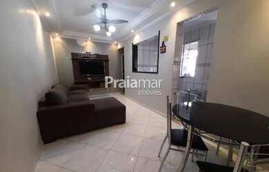 Imagem: O apartamento possui 1 Dormitório, 1 Banheiro, 1 Vaga na garagem