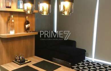 Imagem: O apartamento possui 1 Dormitório, 1 Banheiro, 1 Vaga na garagem