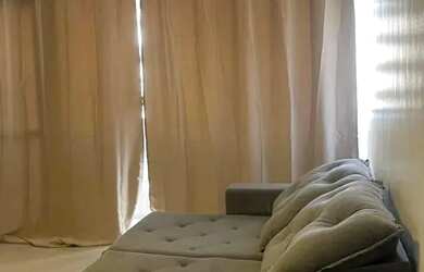 Imagem: O apartamento possui 1 Dormitório, 1 Banheiro, 1 Vaga na garagem