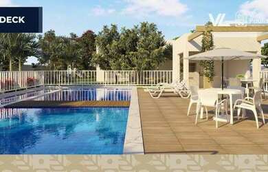 Imagem: O apartamento possui 2 Dormitórios, 1 Banheiro, 1 Vaga na garagem