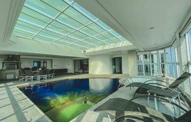 Imagem: O apartamento na cobertura à venda possui 4 Dormitórios, 3