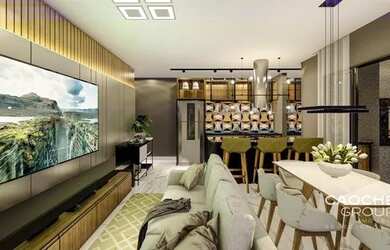 Imagem: O apartamento possui 2 Dormitórios, 3 Banheiros, 1 Vaga na