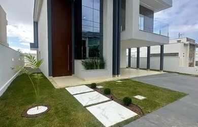 Imagem: A casa em condomínio possui 4 Dormitórios, 5 Banheiros, 2