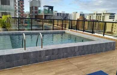 Imagem: O apartamento possui 1 Dormitório, 1 Banheiro, 1 Vaga na garagem