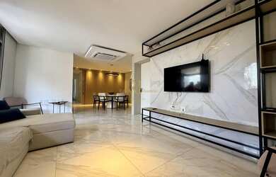 Imagem: O apartamento possui 4 Dormitórios, 3 Banheiros, 3 Vagas na