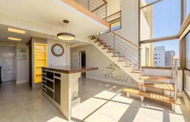 Imagem: O apartamento na cobertura possui 2 Dormitórios, 3 Banheiros