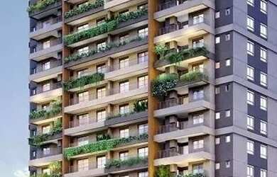 Imagem: O apartamento possui 1 Dormitório, 2 Banheiros, 1 Vaga na garagem