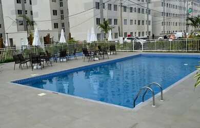 Imagem: O apartamento possui 2 Dormitórios, 1 Banheiro, 1 Vaga na garagem