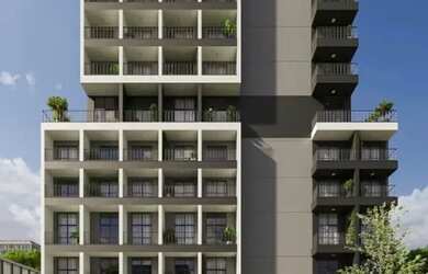 Imagem: O studio possui 1 Dormitório, 1 Banheiro, 16m² de Área e