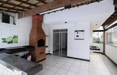 Imagem: O apartamento na cobertura possui 2 Dormitórios, 3 Banheiros