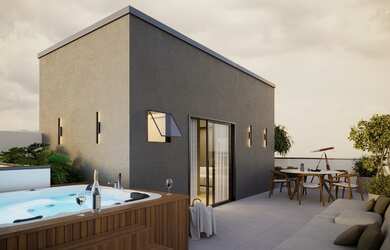 Imagem: A casa possui 3 Dormitórios, 3 Banheiros, 2 Vagas na garagem