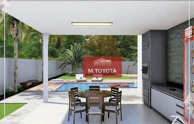 Imagem: A casa em condomínio possui 3 Dormitórios, 3 Banheiros, 2