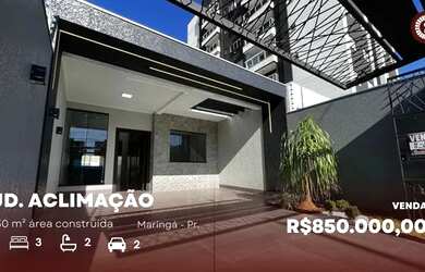 Imagem: A casa possui 2 Dormitórios, 2 Banheiros, 2 Vagas na garagem