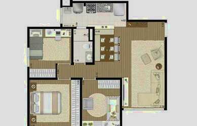 Imagem 14: Apto LOCAÇÃO/VENDA no Jardim Santa Emília - 63m² - 03 dorms - 01 banheiro - 01 vaga cobert